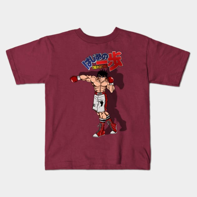 Ippo Makunouchi Kids T-Shirt by MauryAraya316